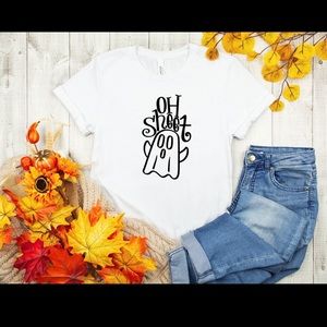 “Oh Sheet” cute ghost halloween teeshirt
